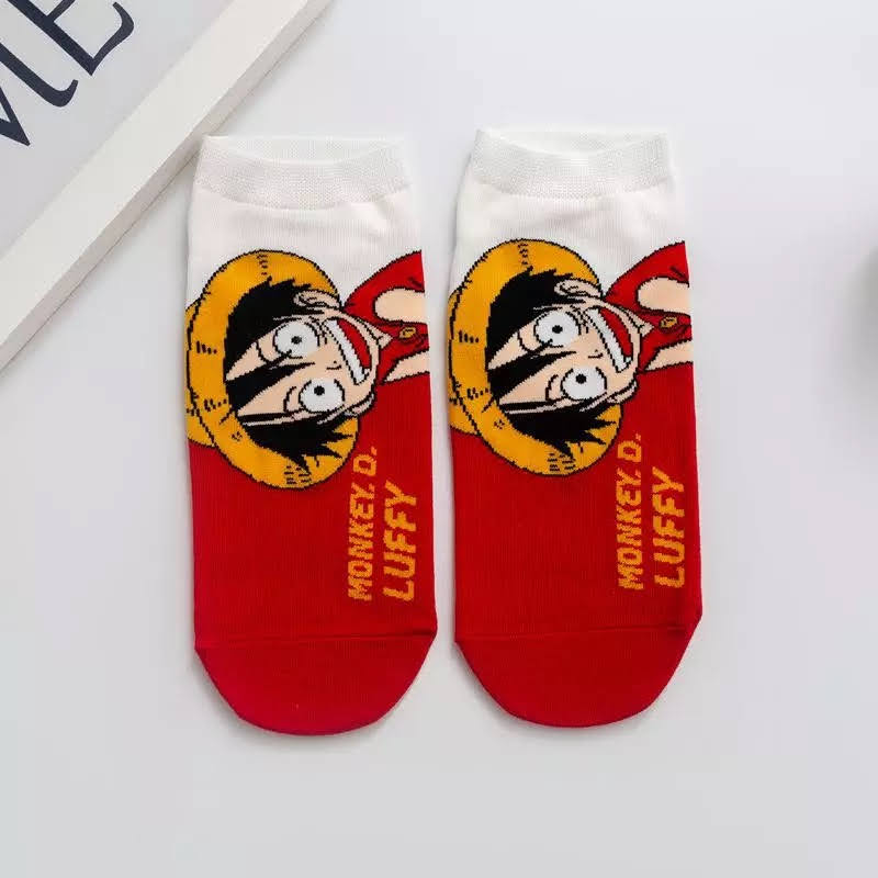 Tất ngắn cổ Luffy - One Piece