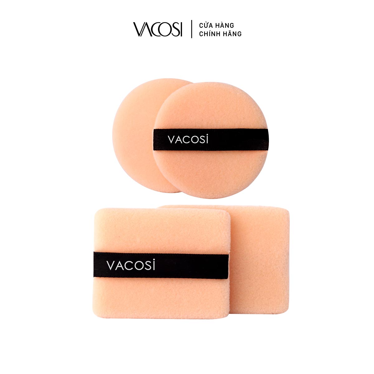 Vacosi Small Round/Square Puff