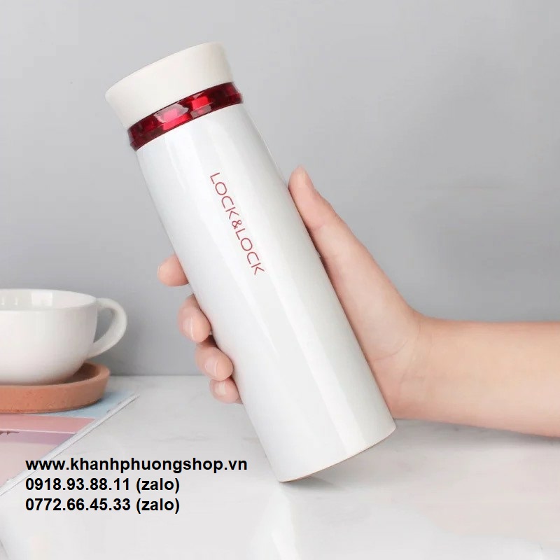 Bình giữ nhiệt lock&lock 390ml - bình giữ nhiệt inox Locknlock