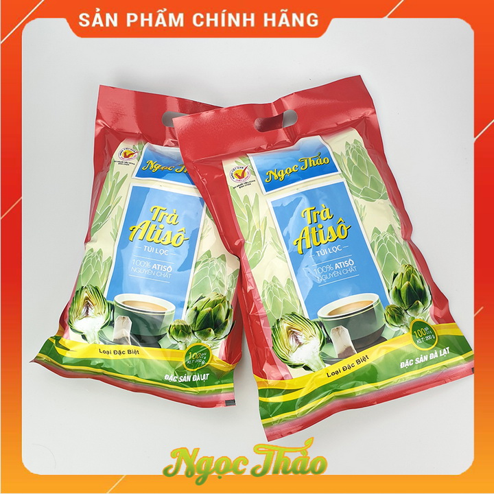 Trà atiso túi lọc đặc biệt Ngọc Thảo | 100 túi (gói màu đỏ)