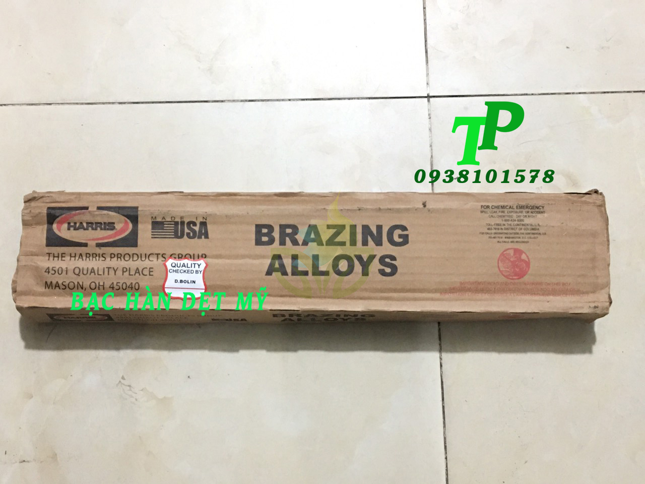 COMBO 10 Cây Bạc Hàn Dẹt Harris Mỹ