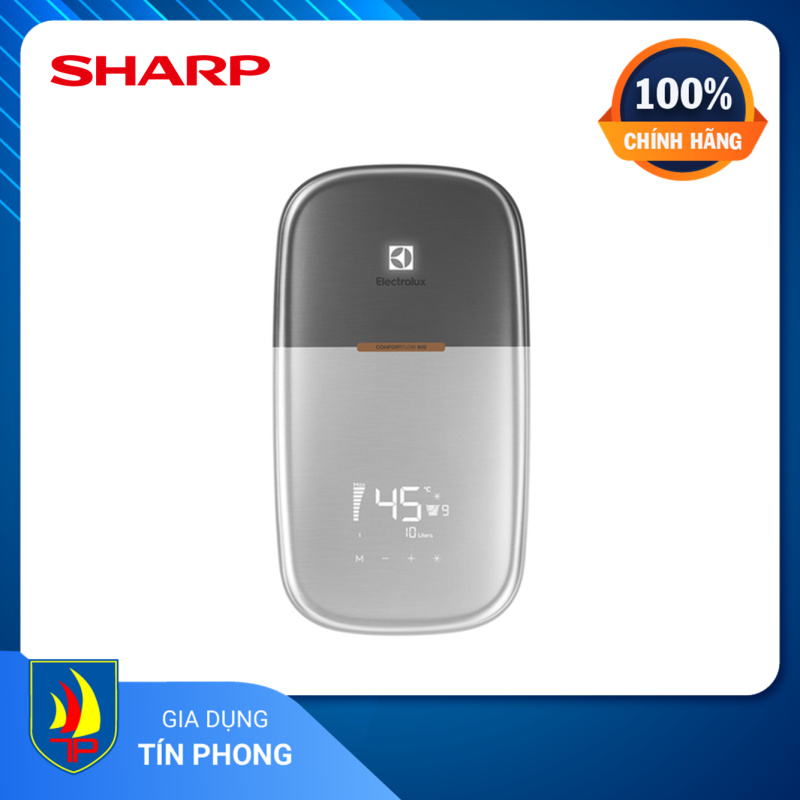 Bảng giá MÁY NƯỚC NÓNG ELECTROLUX EWE451MB-DST2. Loại máy: Trực tiếp. Công suất: 4500W. ELCB chống giật an toàn cho người sử dụng.