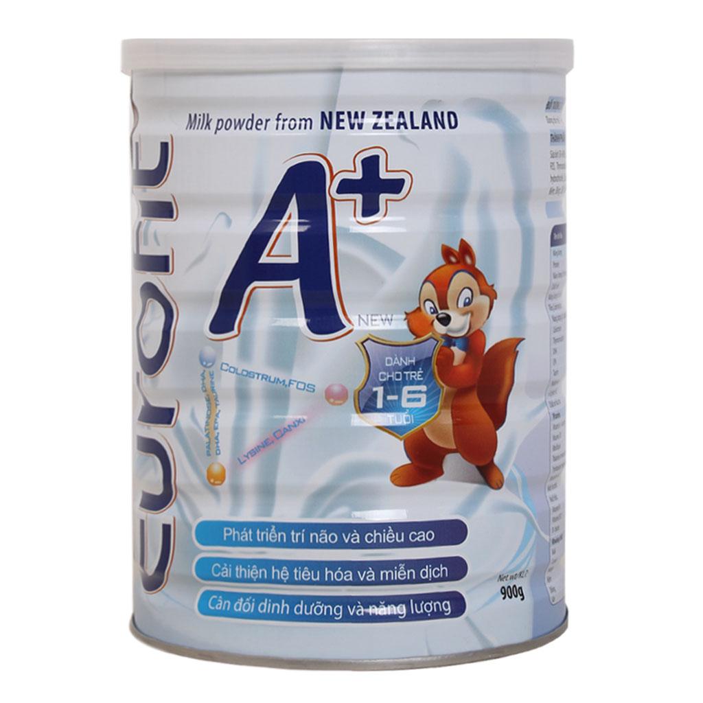 Sữa Bột Eurofit A+ Hộp 900g (Cho trẻ từ 1-6 tuổi)