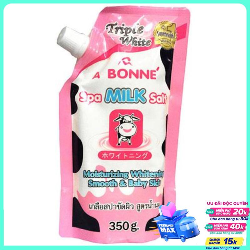 Muối tắm sữa bò tẩy tế bào chết A Bonne spa milk salt Thái Lan - túi 350g giá rẻ