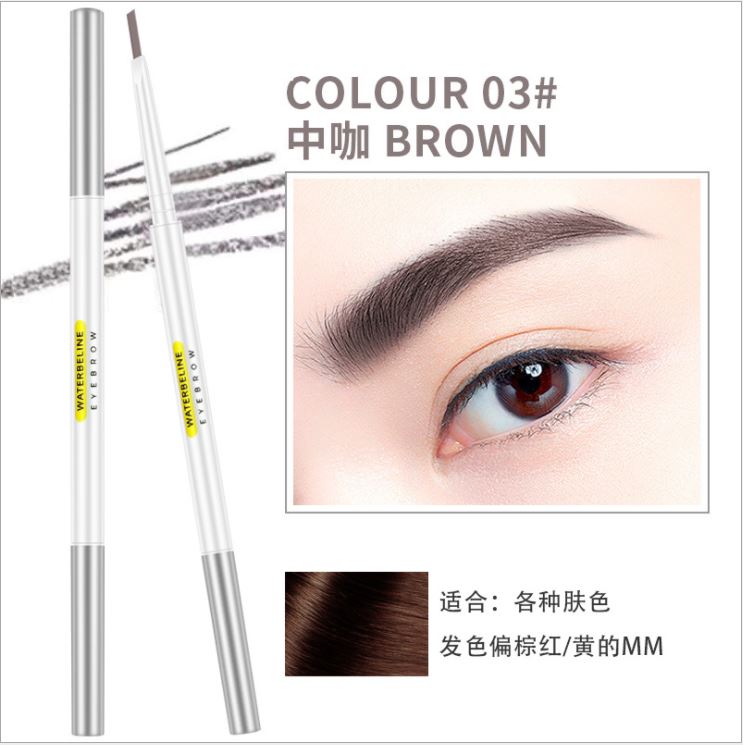 Chì Kẻ Mày 2 đầu Waterbeline - MỚI 2021 NĐT