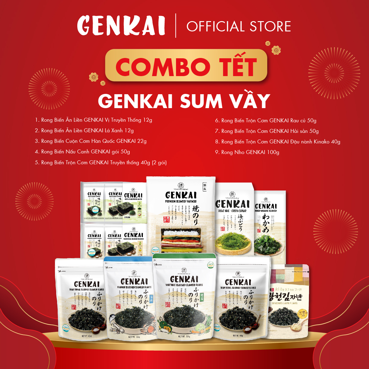 Combo GENKAI đủ đầy