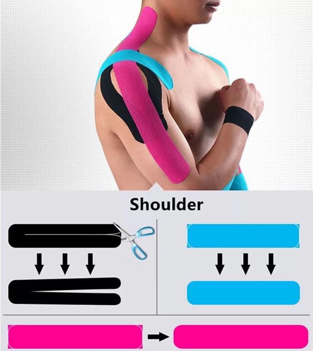 COMBO 2 Cuộn băng dán cơ kinesio logy , trợ cơ cực tốt