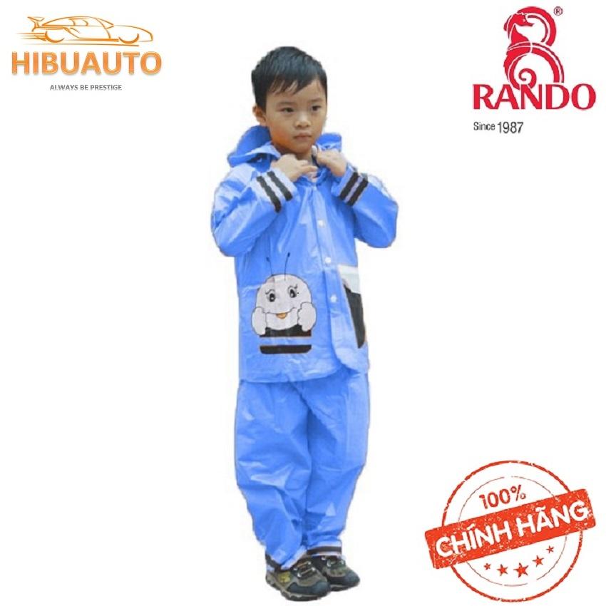 [FreeshipMAX] [HCM]Áo mưa Rando trẻ em bộ ong mật  Size 3 : 1.05 – 1.2 m