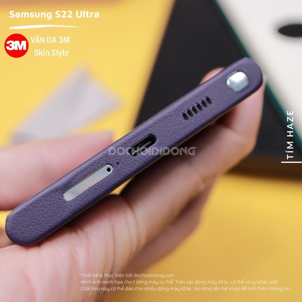 [Màu Tím Haze] Miếng Dán Skin 3M Vân Da Các Dòng Samsung Note 8 Note 9 Note 10 Note 20 Plus Ultra 5G