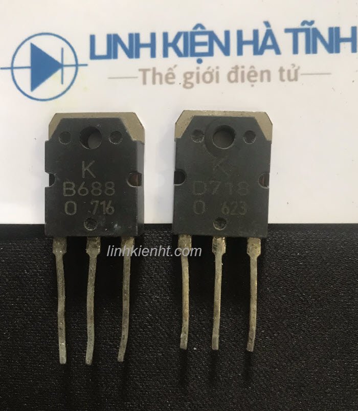 10 Cặp Sò âm thanh D718 B688 2SB688 2SD718 chính hãng lưng đồng tháo máy