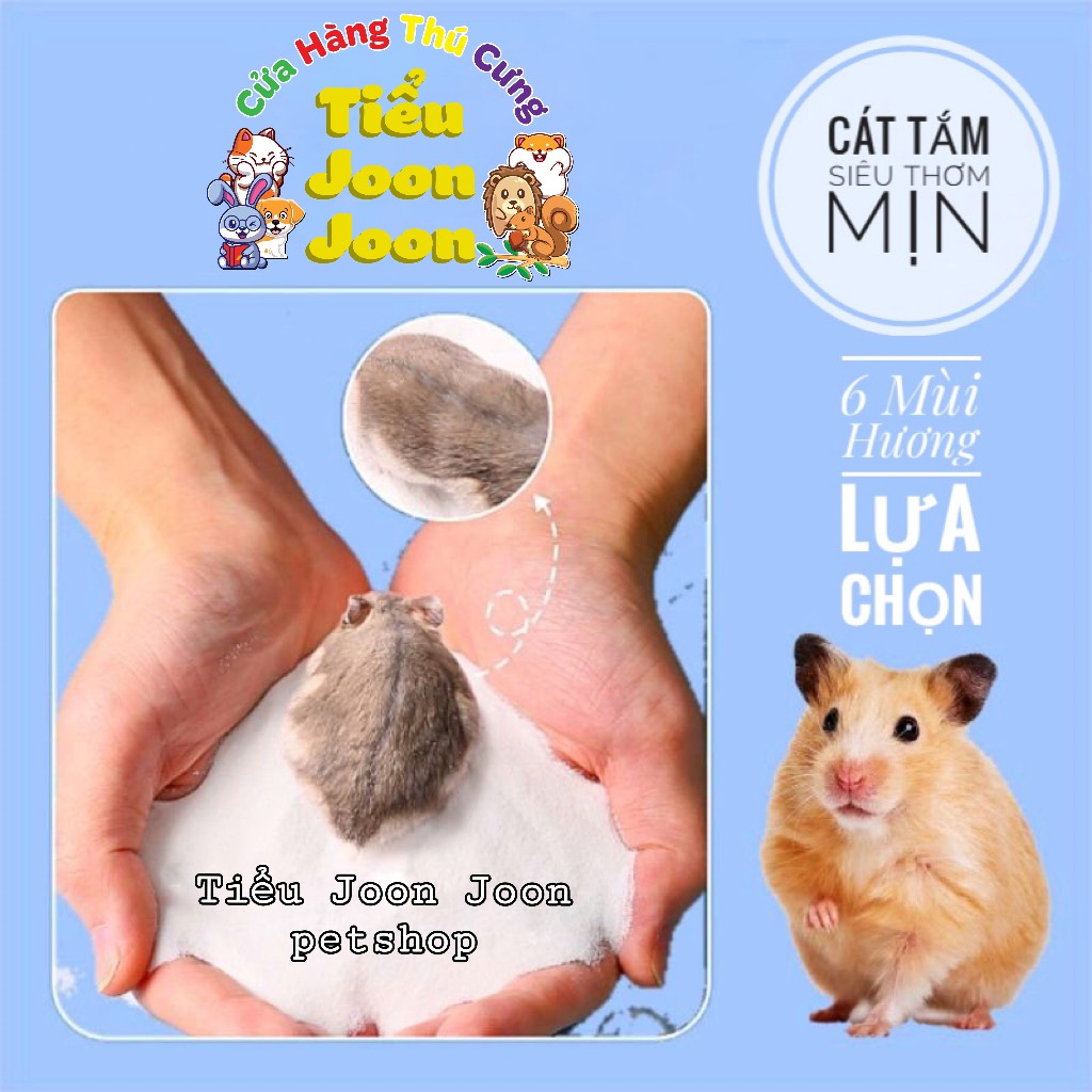 Cát tắm siêu thơm cho Hamster túi 1kg