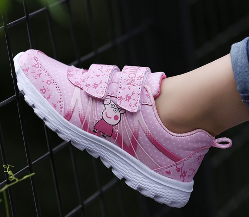 Giày cho bé gái in hình Heo Peppa TA036