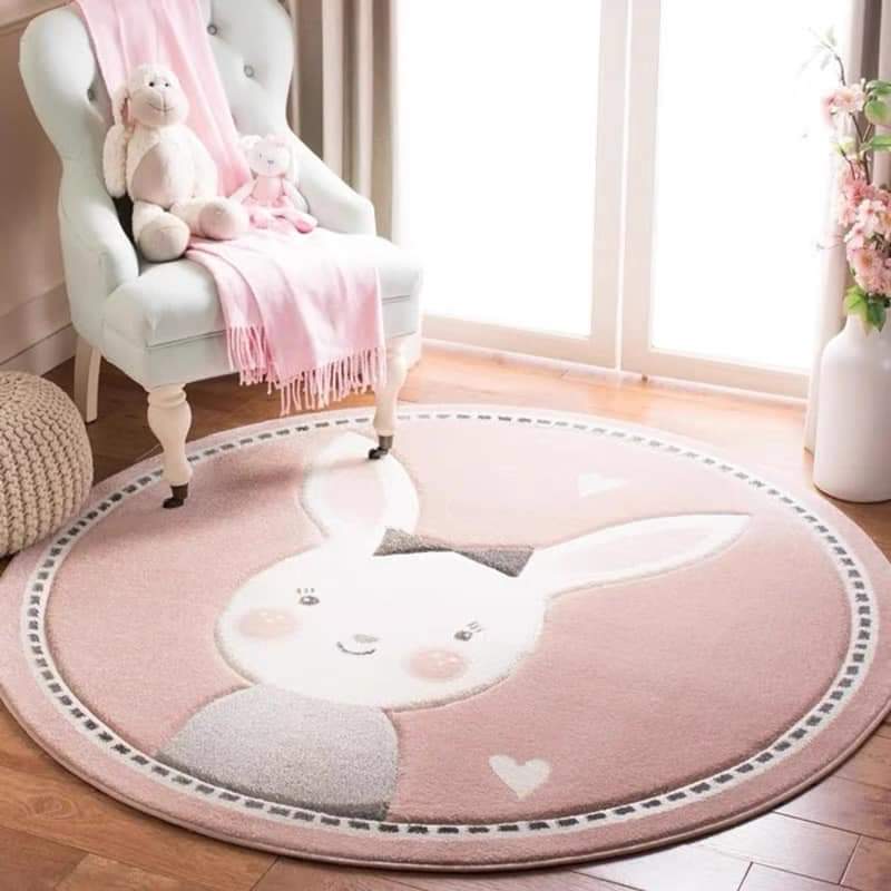 Thảm Tròn Lông Mềm Size 1m Nhiều Mẫu