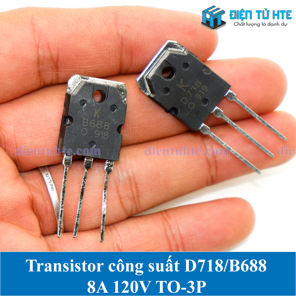 Transistor công suất âm thanh D718/B688 8A 120V TO-3P