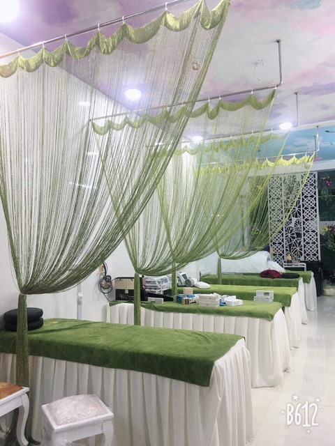 [HCM]Rèm sợi dù đan kim tuyến dùng trang trí