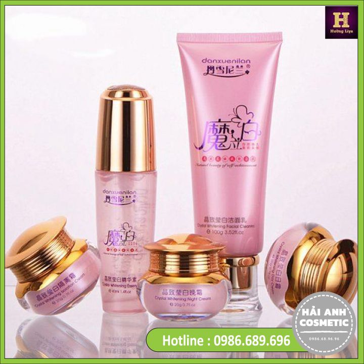 Bộ mỹ phẩm hoàng cung hồng 5in1
