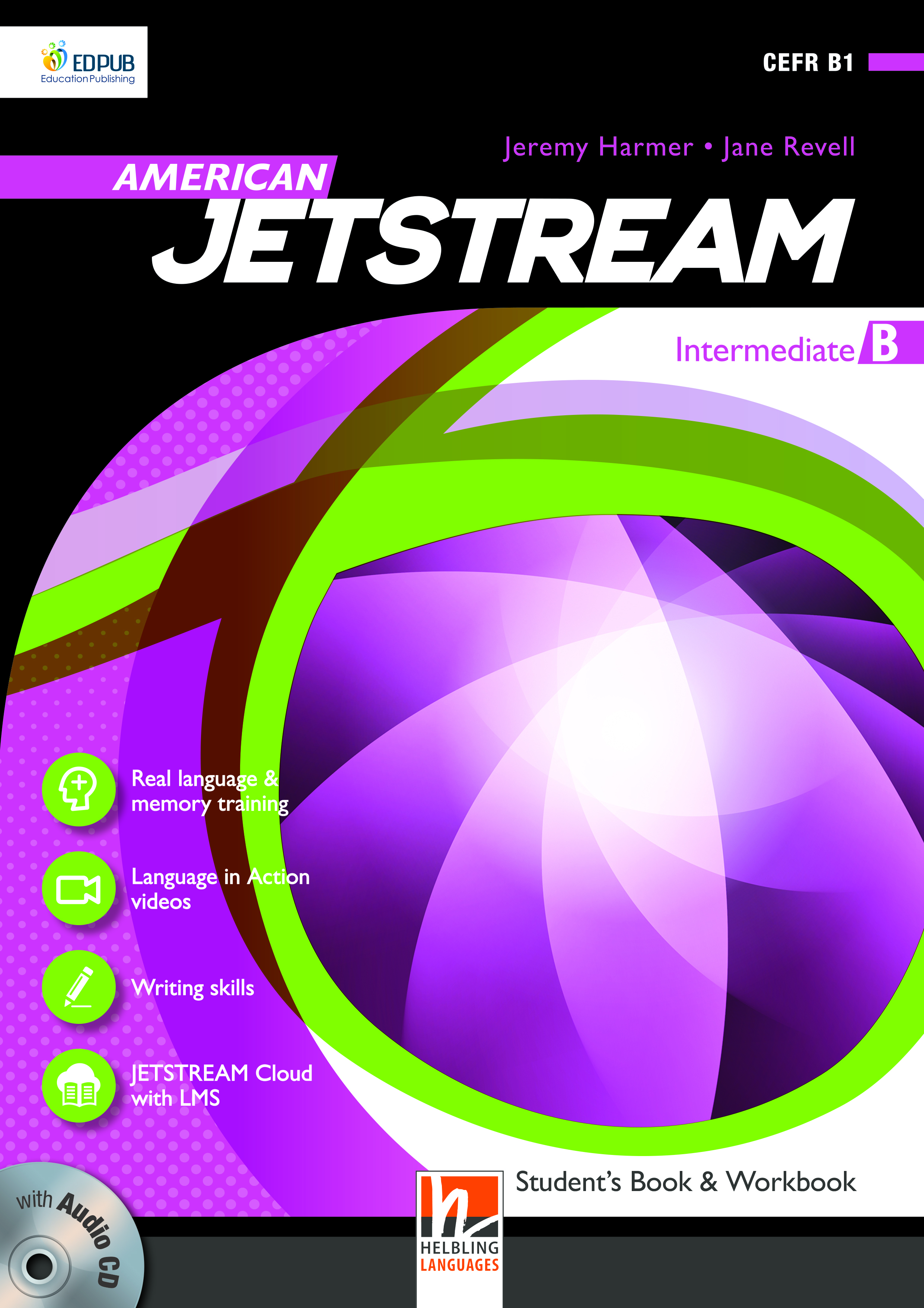 Sách - dtpbooks - American Jetstream Intermediate B Student's book & Workbook