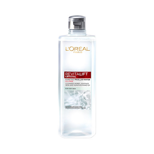 Nước Làm Sạch & Tẩy Trang L'Oréal Paris Dành Cho Da Dầu Revitalift Crystal Purifying Micellar Water (400ml)