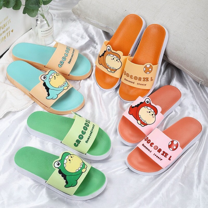 Dép Quai Ngang Cá Sấu Croco Unisex Cao Su Siêu Mềm giá rẻ