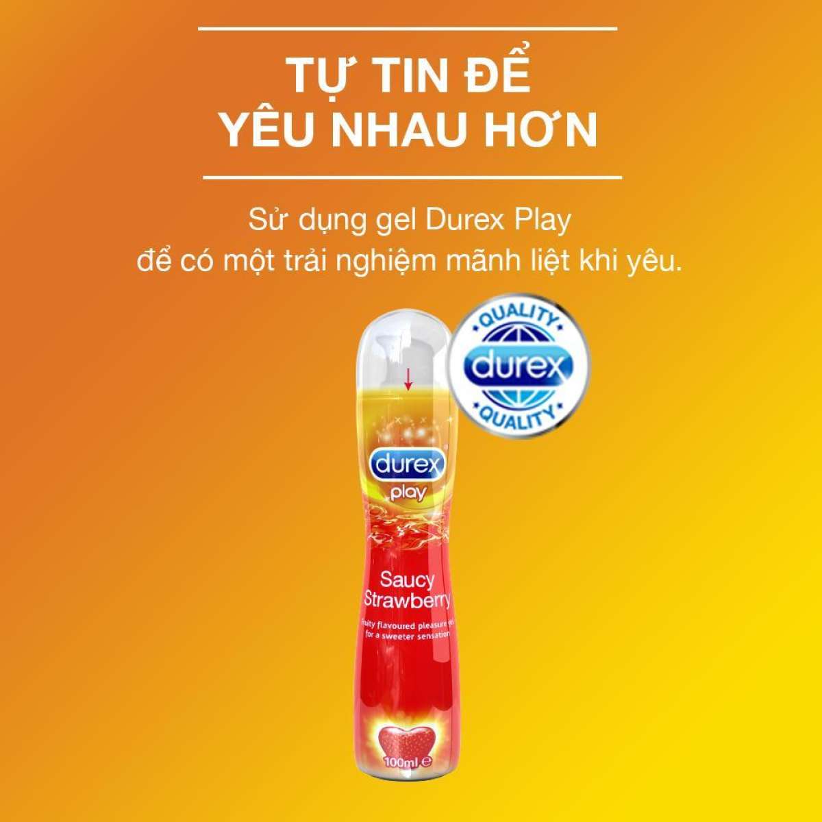 Gel bôi trơn Durex Play Strawberry 100ml