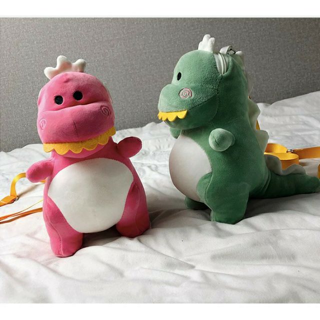 [HCM]Túi đeo vai đéo chéo khủng long siêu cute (Hồng và xanh)