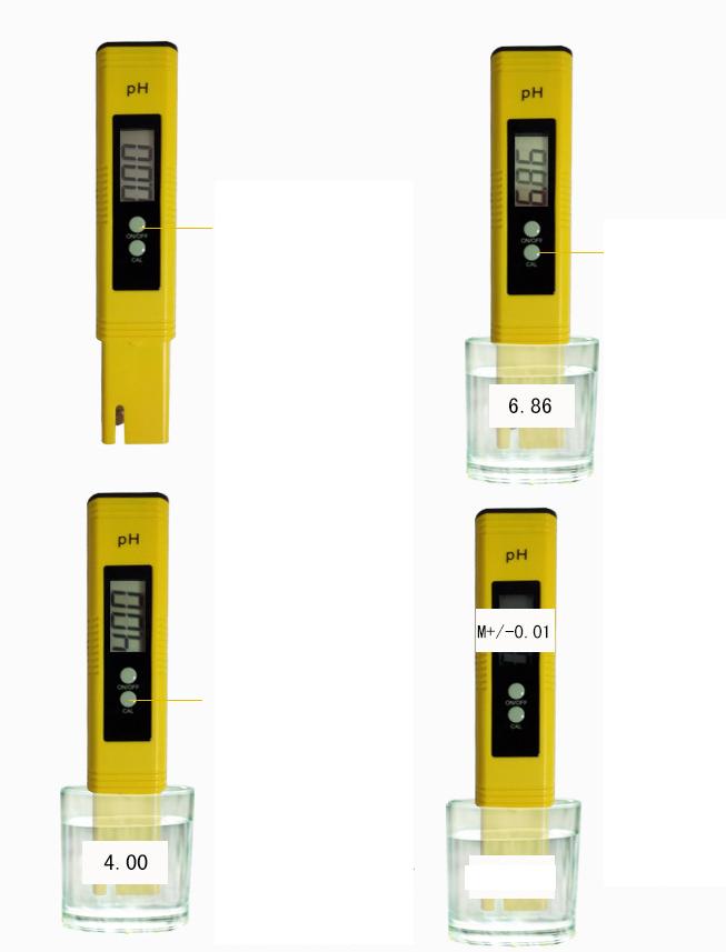 [Tặng kèm bột hiệu chỉnh] Máy đo PH của nước PH-02