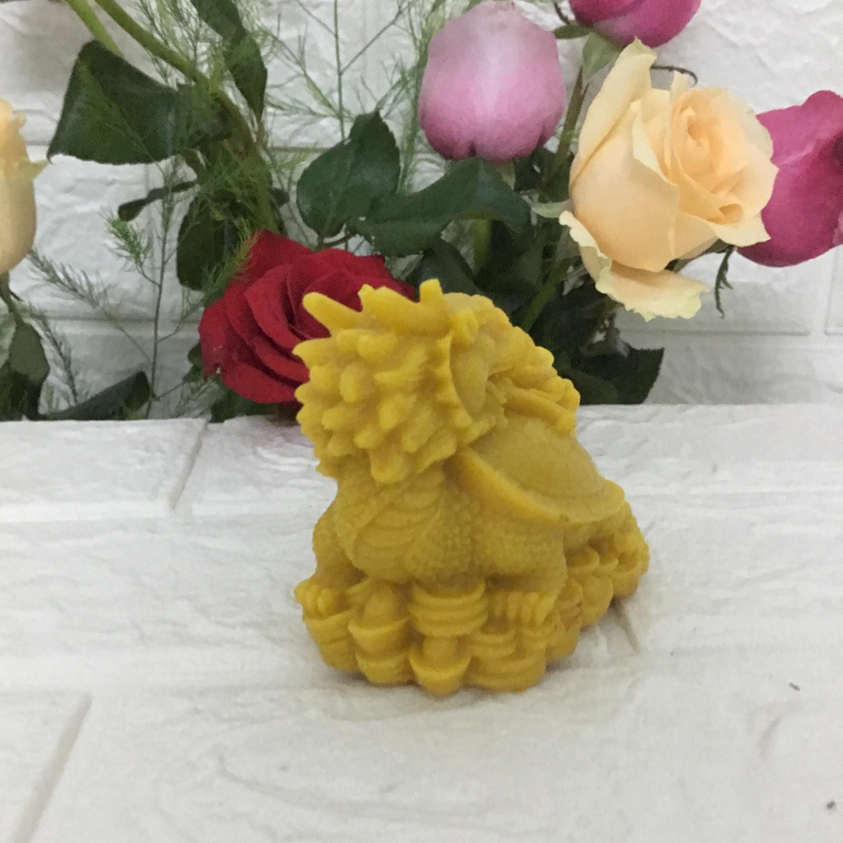 Tượng long quy mang thỏi vàng tài lộc
