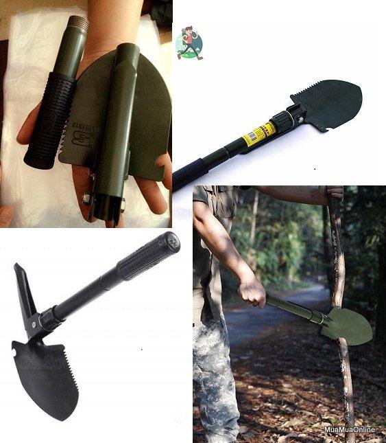 Bộ Cuốc Xẻng Đi Phượt Gấp Gọn Cao Cấp