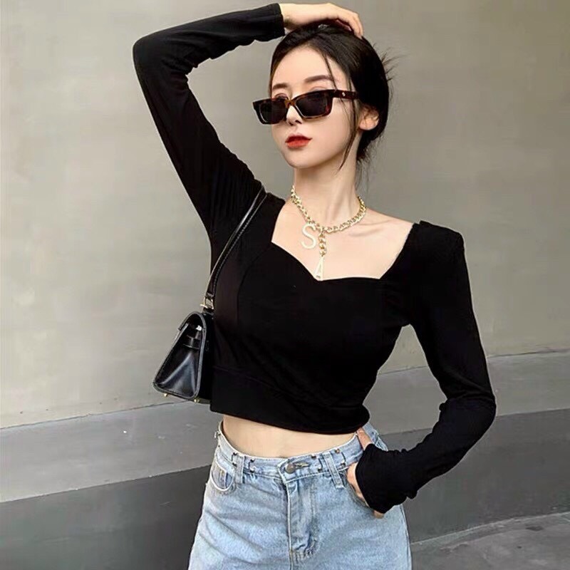 Áo borip tay dài cúp ngực duyên dáng TTSA0918