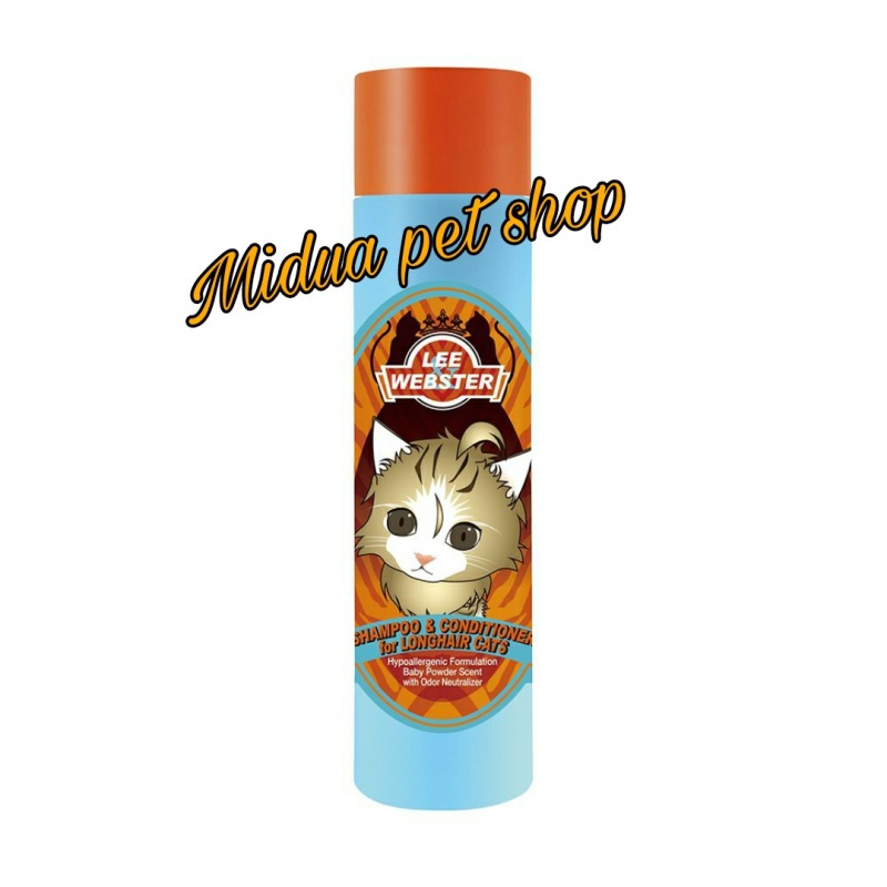 Dầu gội và xả cho mèo lông dài Lee&Webster 280g