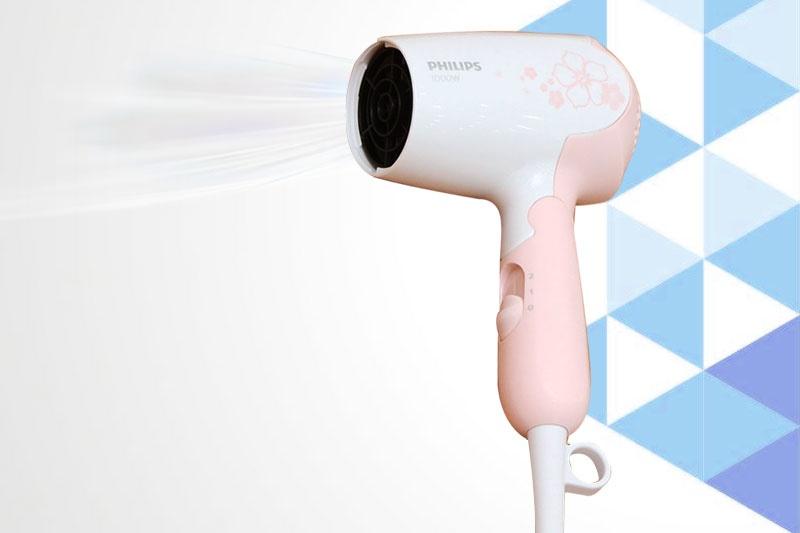 Máy sấy tóc mini cao cấp Philips HP8108 (Hồng) BH 24 tháng chính hãng