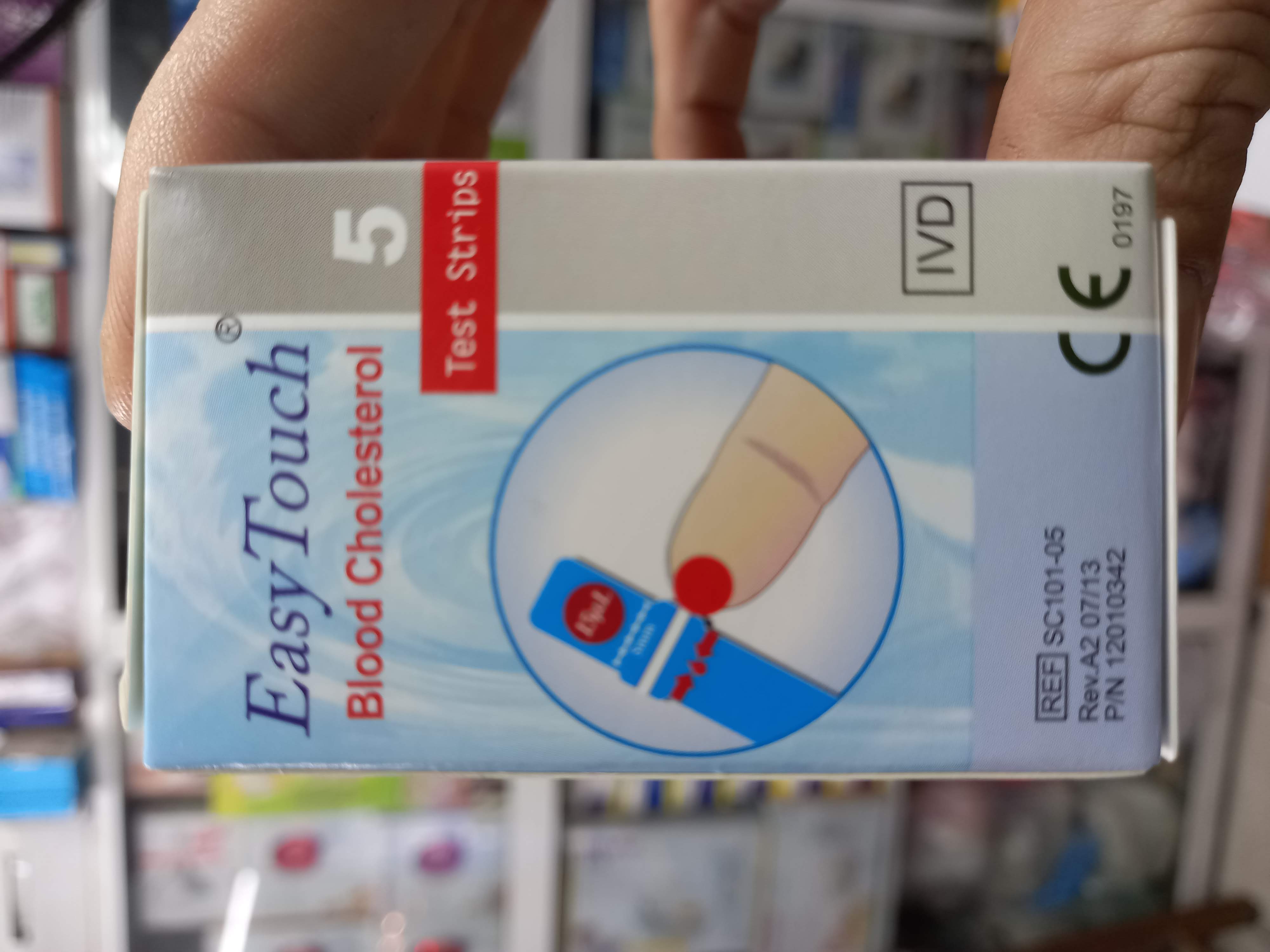 5 Que thử mỡ máu, cholesterol cho máy đo Easy Touch GCU ET322