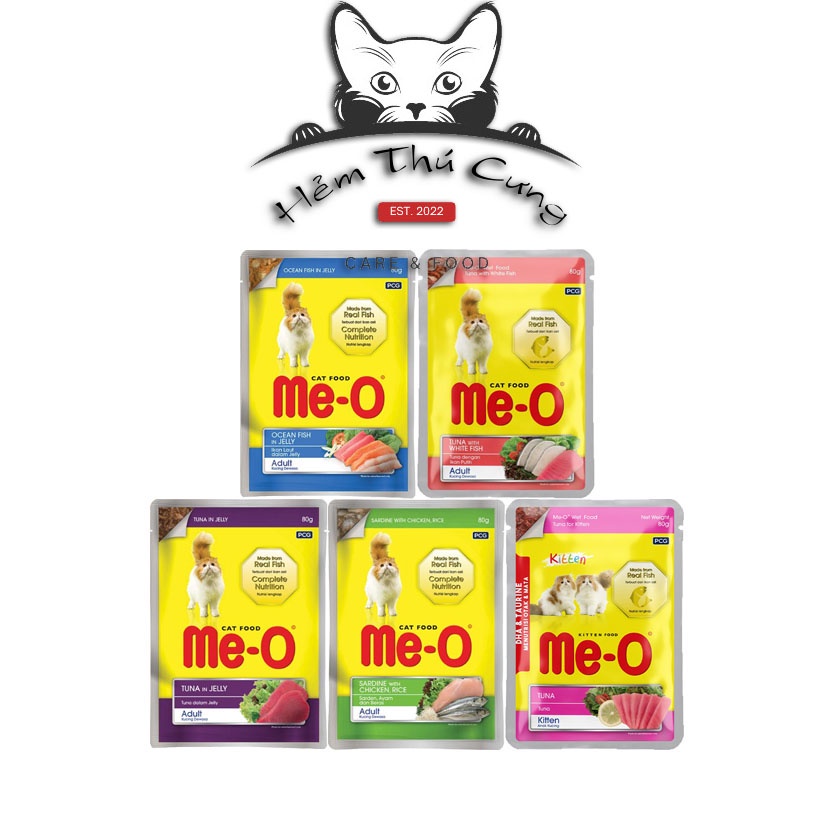 Pate mèo Me-o 80g - Vị cá ngừ