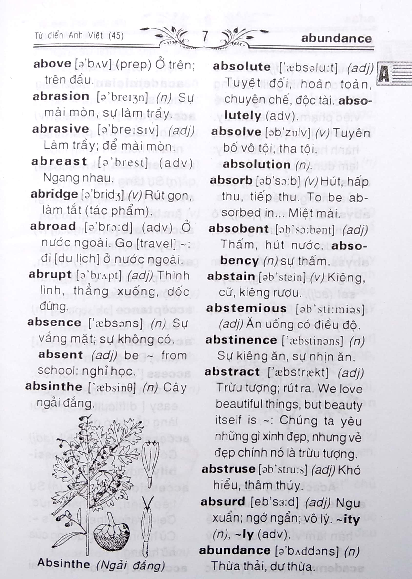Fahasa - Từ Điển Anh - Việt Trên 45.000 Từ