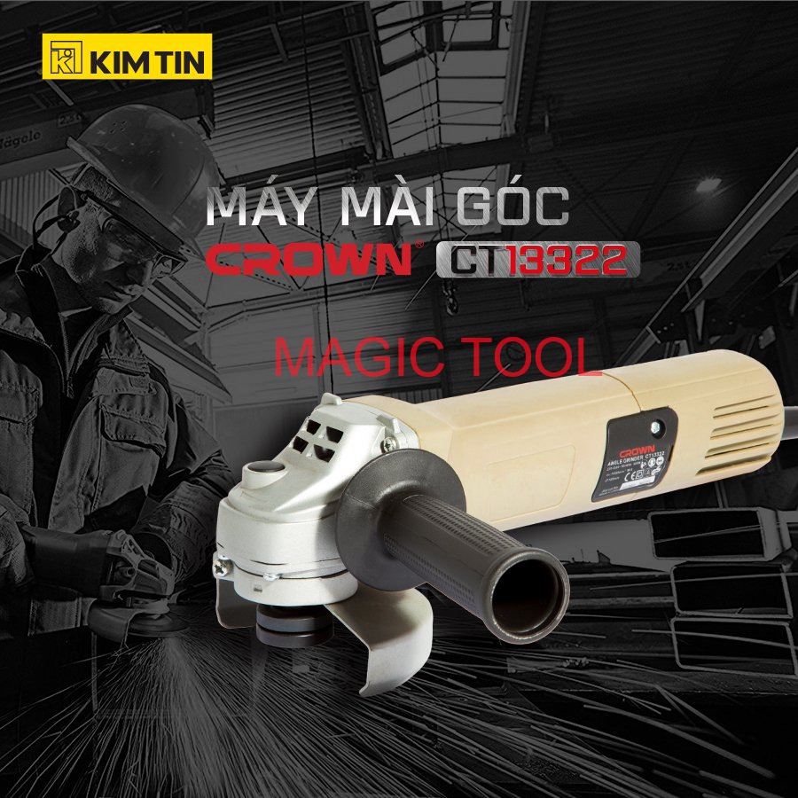 MÁY MÀI GÓC CHÍNH HÃNG CROWN CT13322