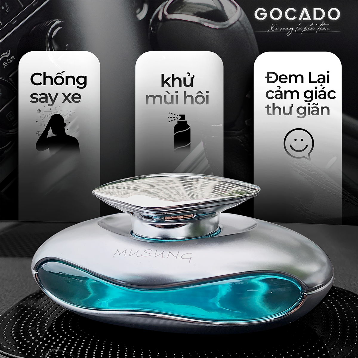 Nước Hoa Ô Tô Cao Cấp GOCADO - SEA MATIC