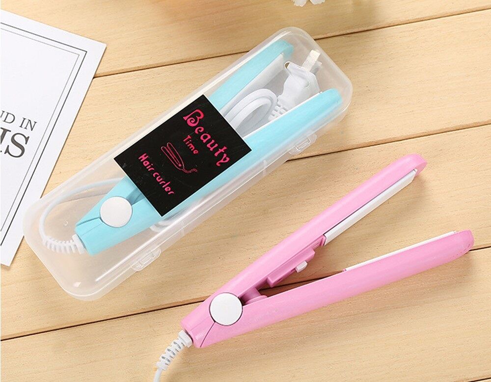 [HCM]Máy Duỗi tóc Mini (màu hồng)