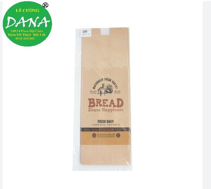 Túi bánh mì hoa cúc Dọc - Ngang Bread (10 cái)