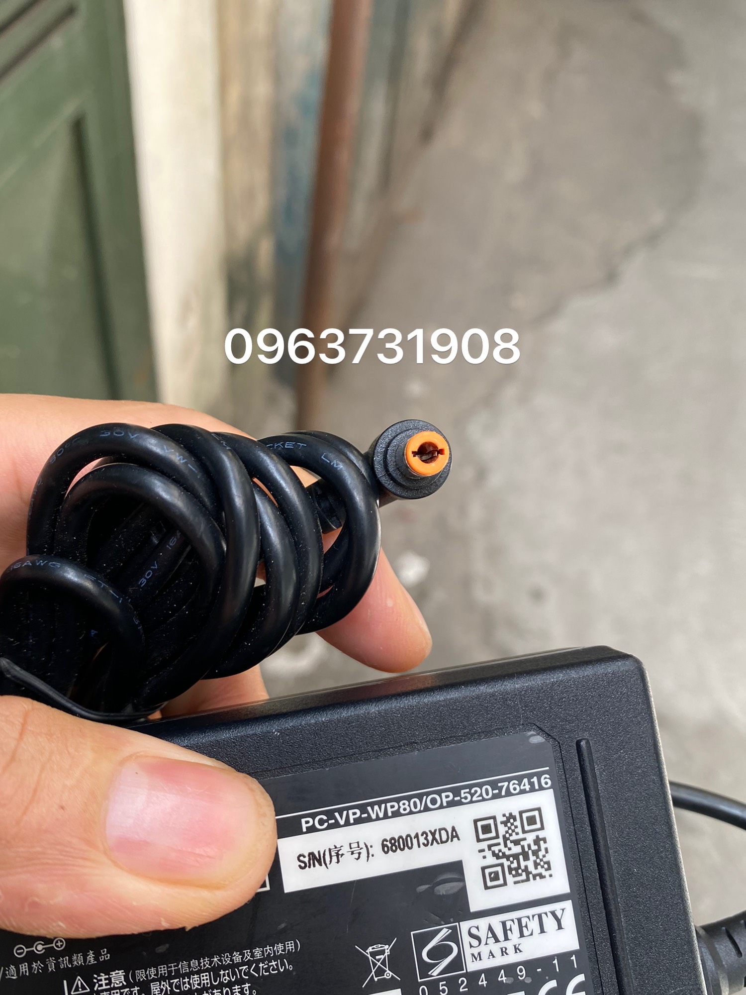 Cục sạc laptop Nec 19V-4.74A zin tháo máy