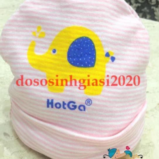 [HCM]Mũ sơ sinh/ Nón sơ sinh Hotga cho bé 0-2 tháng
