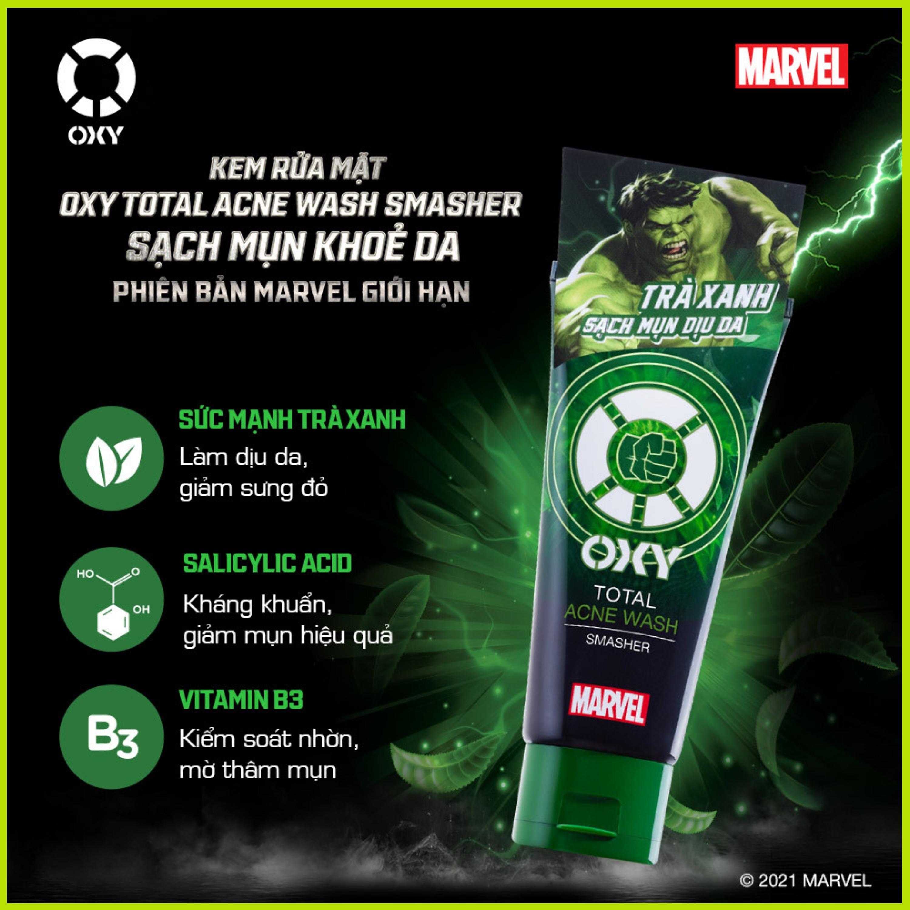 Sữa rửa mặt nam Oxy 100g