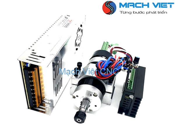 [Trả góp 0%]Bộ Spindle 500W không chổi than phay gỗ