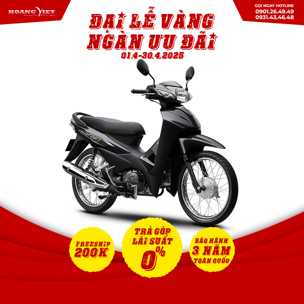 Xe Máy Honda Wave ALPHA 110cc 2024 -  Phiên Bản Đặc Biệt