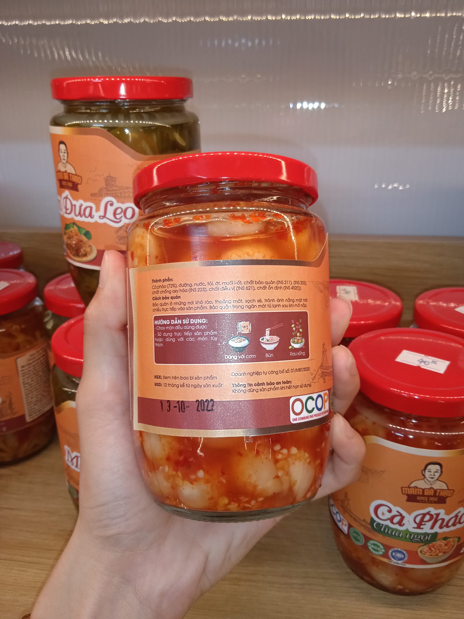 FreeShip-Cà pháo chua ngọt - Mắm Bà Thạo Long An (hũ 400g)
