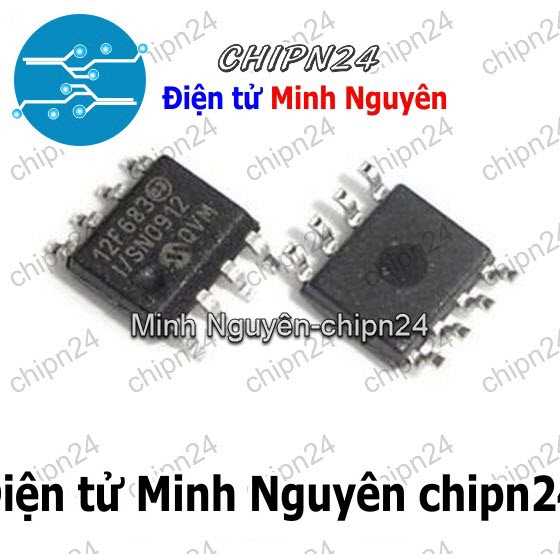 [1 con] (SOP) IC Dán PIC12F683-I/SN SOP-8 (SMD) (PIC 12F683-I/SN PIC12F683) - HH000448