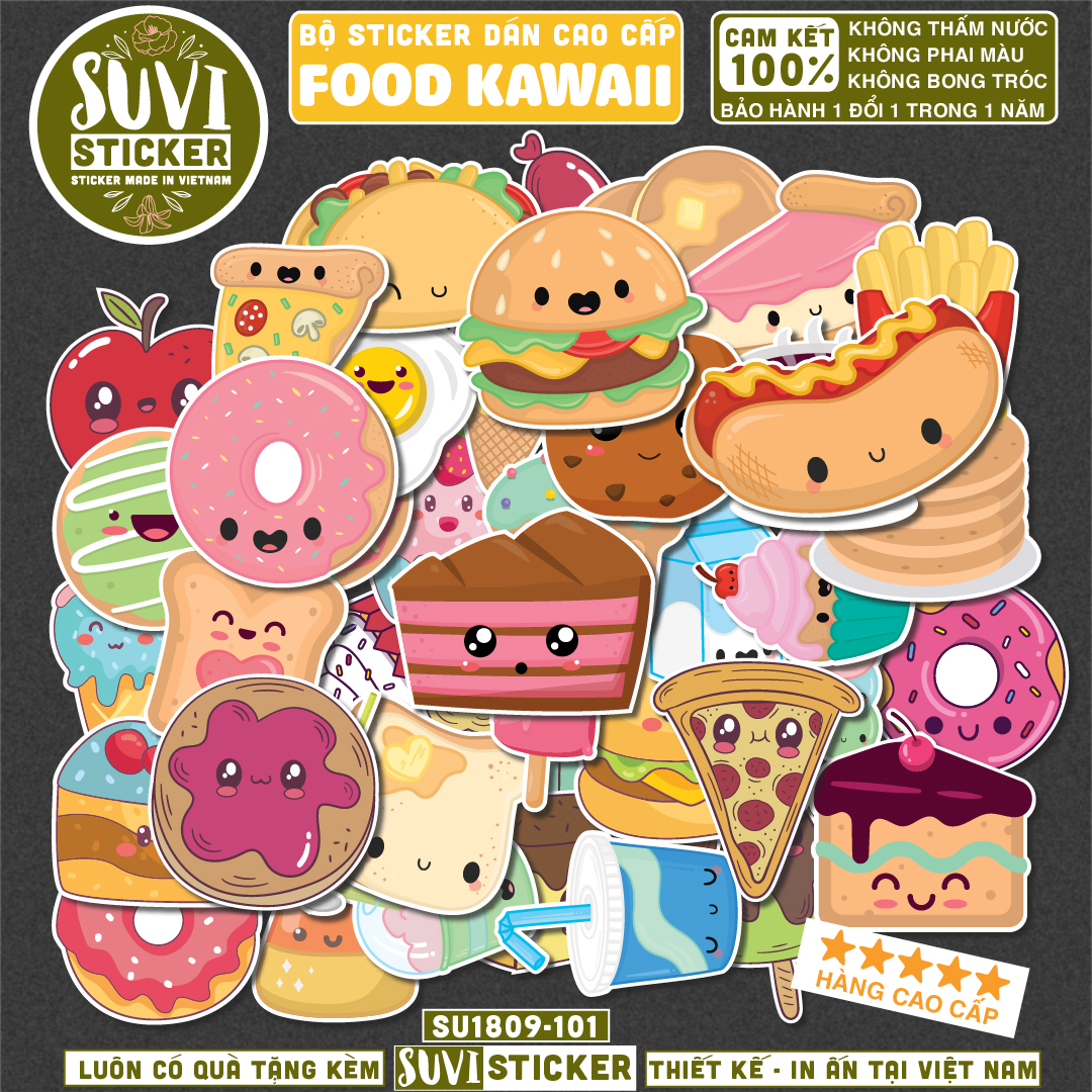 Bạn yêu thích đồ ăn đáng yêu và cũng đam mê những chiếc sticker đáng yêu? Hãy xem ngay hình ảnh về sticker đồ ăn kawaii để thỏa mãn sự nghiện cute của bạn nhé!