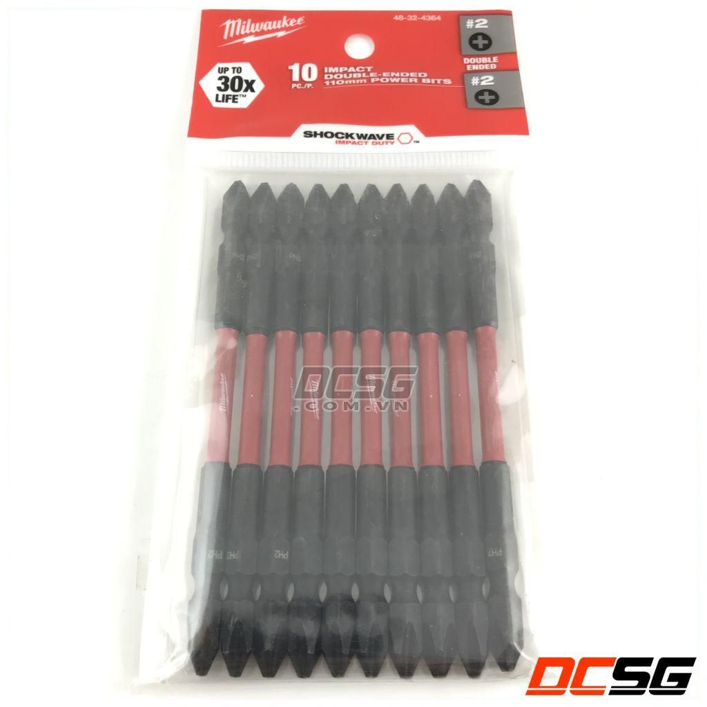 Mũi vít bake 2 đầu Ph2 65mm - 110mm Milwaukee 48-32-4364