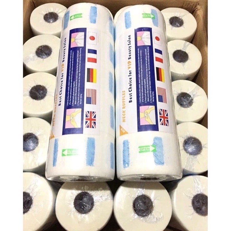 Cuộn Giấy quấn cổ cắt tóc baber