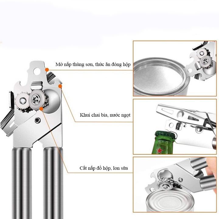 Dụng cụ khui nắp lon đa năng
