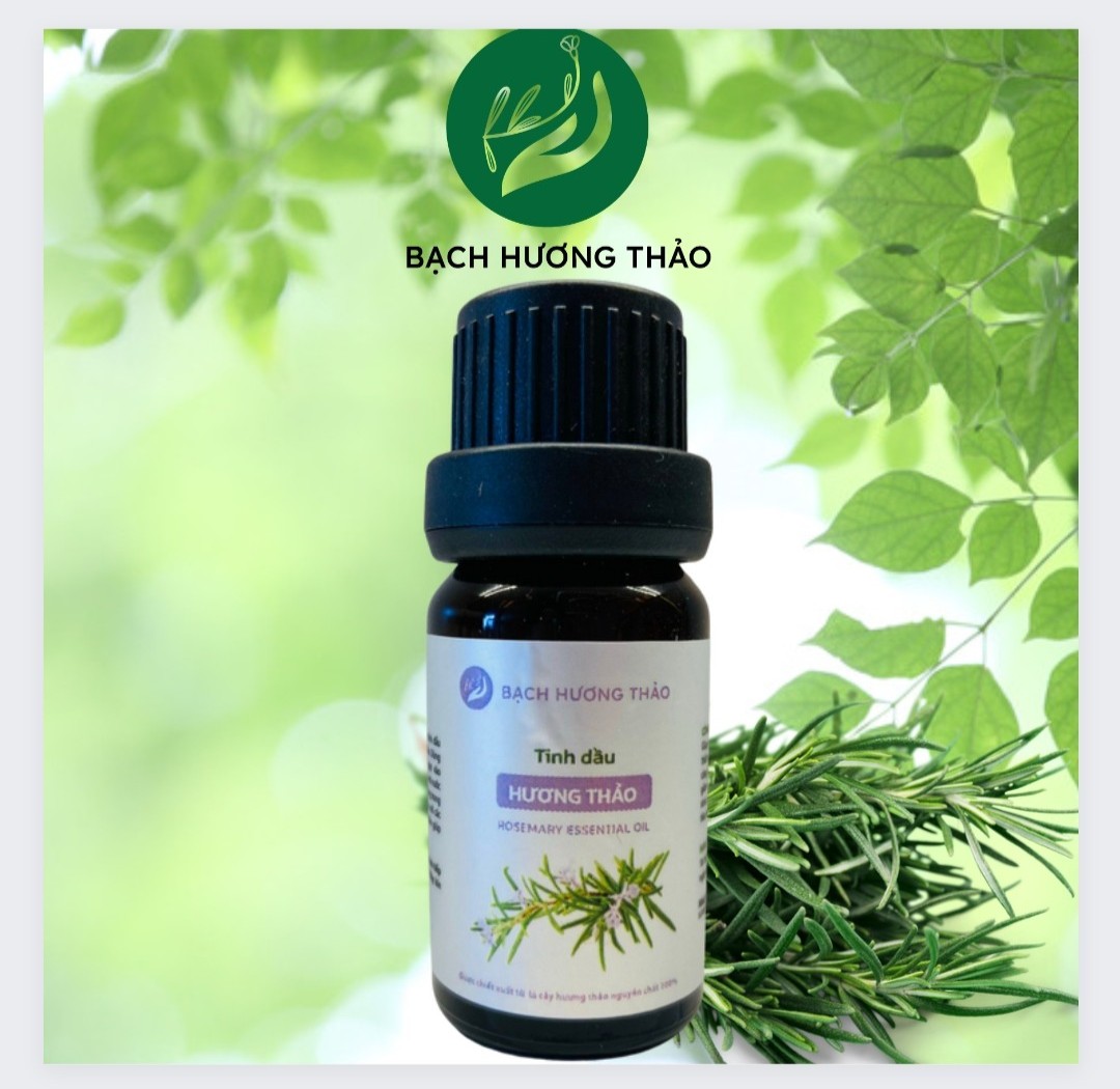 TINH DẦU HƯƠNG THẢO nguyên chất 10ml, 30ml, 50ml - ROSEMARY ESSENTIAL OIL, dùng cho máy khuếch tán tinh dầu, xông hơi, dầu massage, hương thiên nhiên, bạch hương thảo